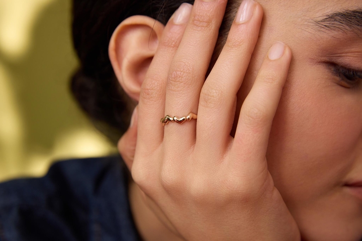 Fully Peanut Heart Ring - REİS (1)