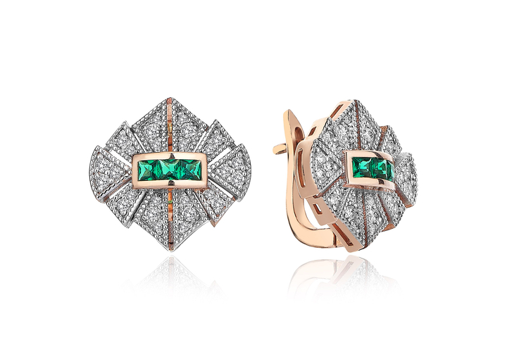 Gotham Green Earrings - REİS (1)