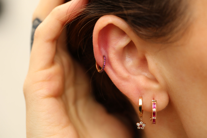 Kıkırdak Küpe Ruby - REİS