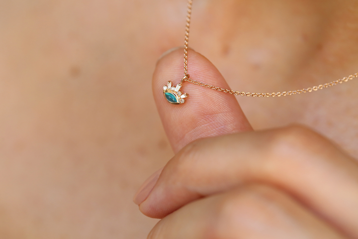 Mini Mavi Ay Kolye - REİS