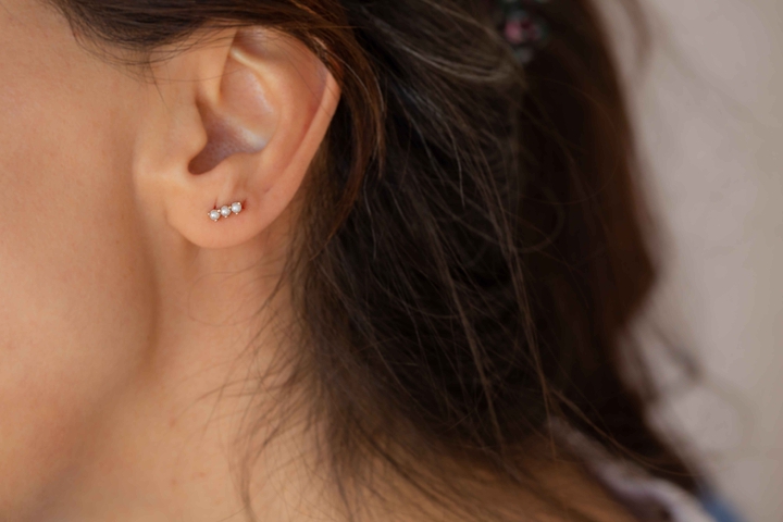 Üç Sıra İnci Küpe - REİS